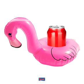 drijvende flamingo