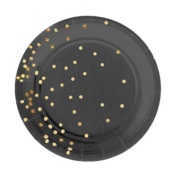 black-plates-gold-dots_5