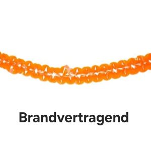 Pvc Slinger Oranje, Brandvertragend.