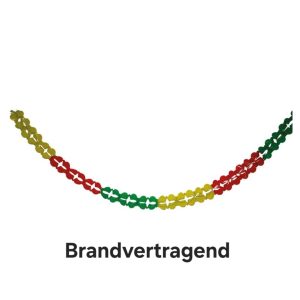Pvc Slinger Rood/ Geel/ Groen, Brandvertragend