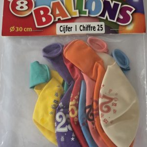 Ballonnen 25 Jaar