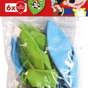 Ballonnen  Piraat 6 stuks