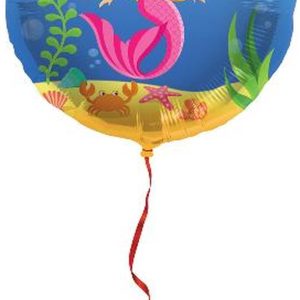 Folie ballon Zeemeermin 45 cm