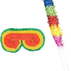 Pinata set, Blinddoek en Stok