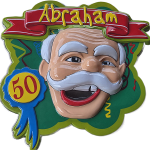 Deurbord Abraham.