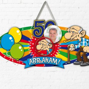 3D decoratie Bord Abraham .