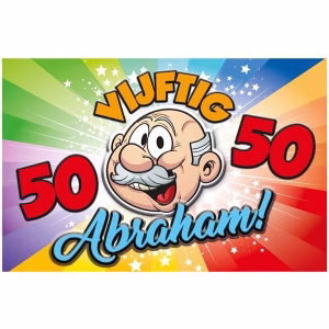 2 x  3 D bord  Abraham vijftig .