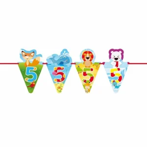 5 Jaar Fun Vlaggenlijn - 6 meter