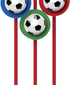 6 x Rietjes met voetbal
