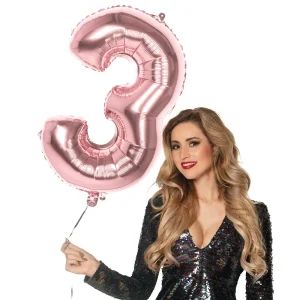 Folie ballon 3 Roségoud 86 cm