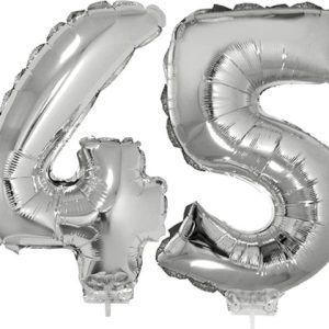 Folie ballon 45 Zilver 86 cm