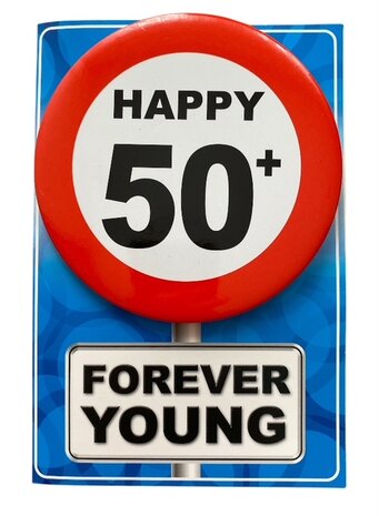 kaart happy 50