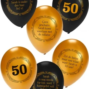 Sarah Ballonnen met Tekst.