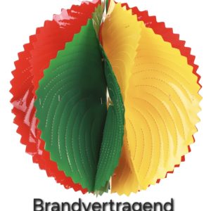 PVC Bol R/G/Gr 60 cm, Brandvertragend.