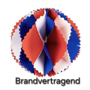 PVC Bol R/W/Blauw 60 cm, Brandvertragend.